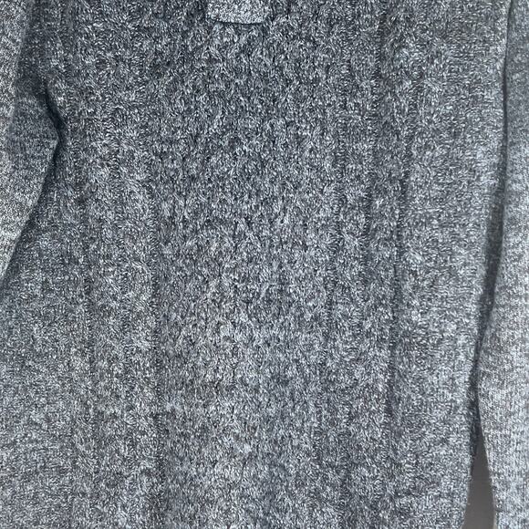 Buffalo David Bitton Blue Speckled Collared Knit Men's Sweater Long-Sleeved Med - Picture 15 of 16